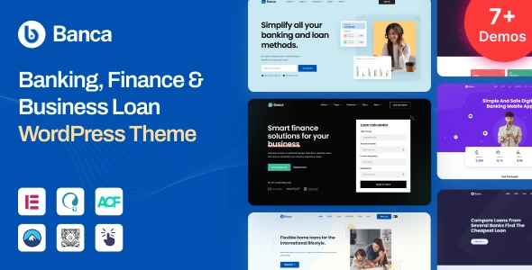 Banca Theme GPL v1.9.4 – Banking, Finance & Business Loan WordPress Theme