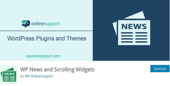 WP News and Scrolling Widgets GPL v2.6