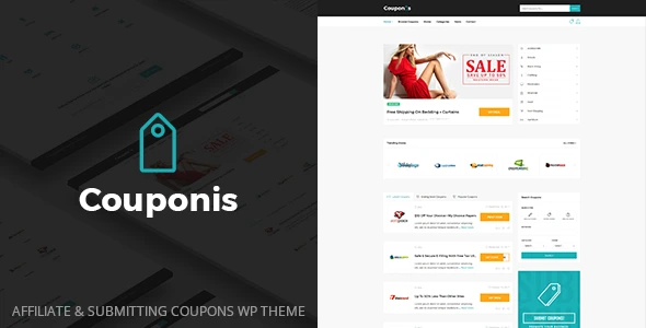 Couponis Theme GPL v3.1.9 – Affiliate & Submitting Coupons WordPress Theme