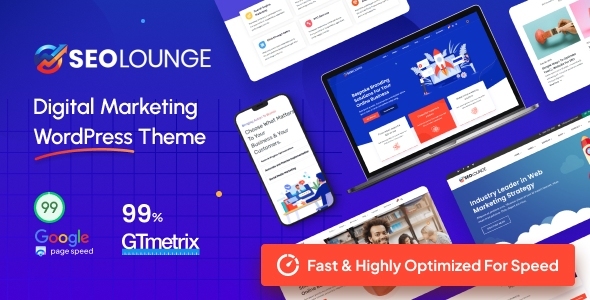 SEO Lounge Theme GPL v4.0.5 – SEO & Digital Marketing Theme